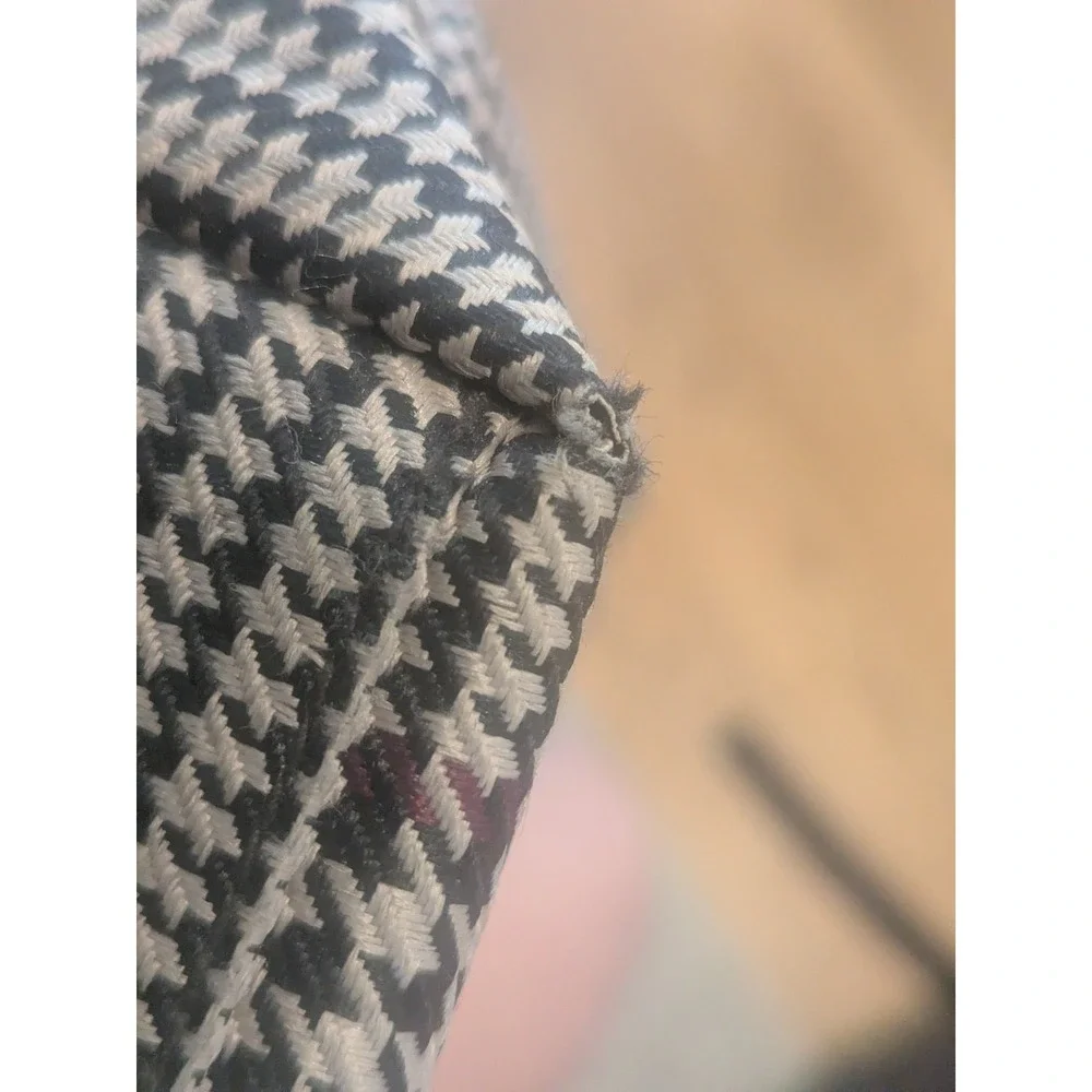 Ralph Lauren Plaid Houndstooth Small Shoulder Bag Purse Baguette Hobo Y2K Style